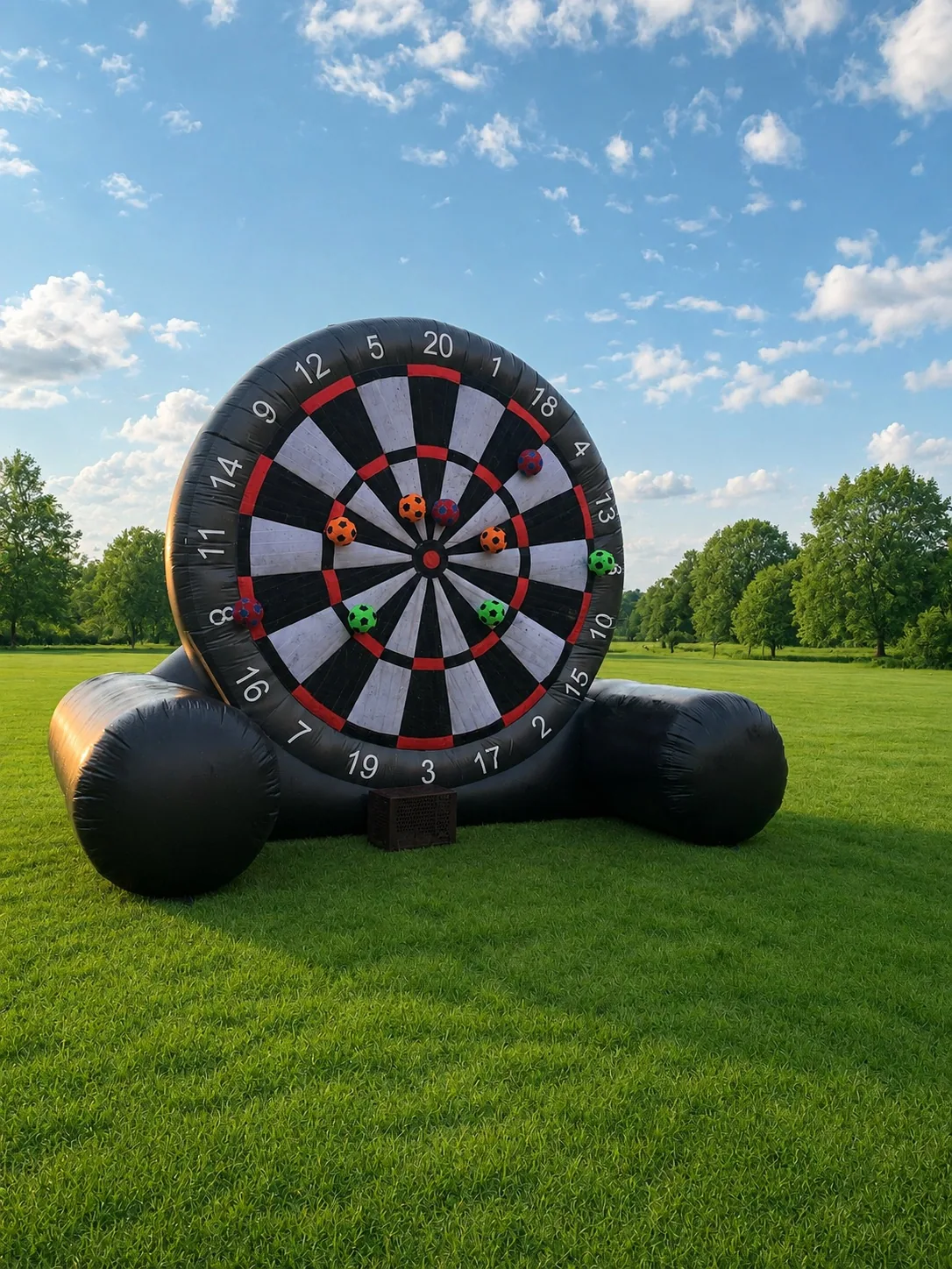 Hüpfburg Fußball Dart