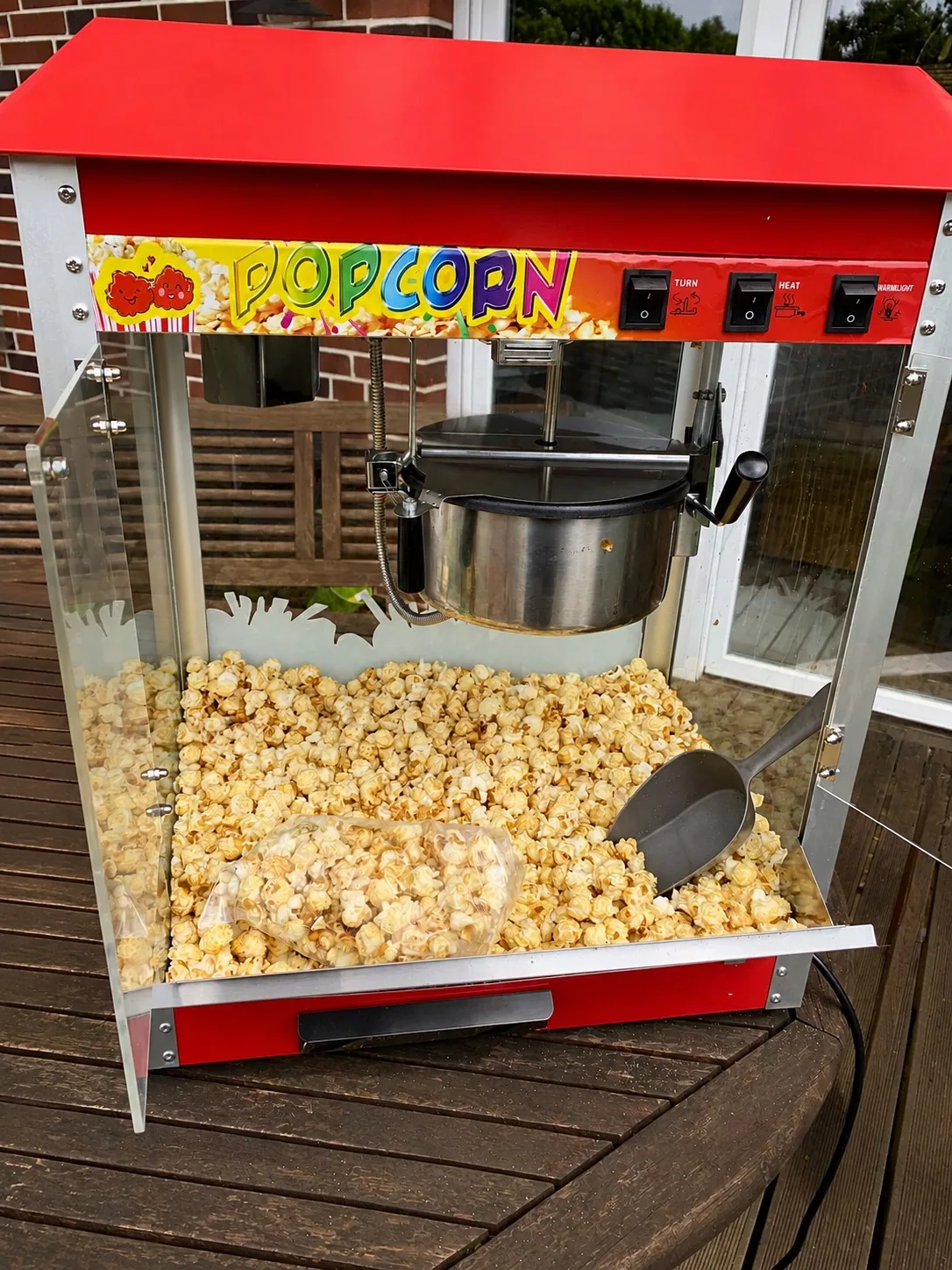 Popcornmaschine, weitere Ansicht 2